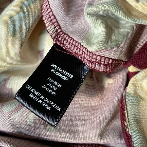 🆕 BeBop Off-Shoulder Romper with Skirt Floral Playsuit Large - Picture 13 of 14